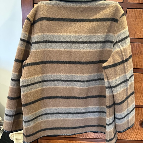 Madewell Tan and Black Striped Chore Jacket - Picture 5 of 5